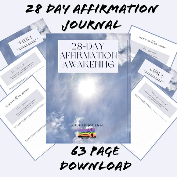 28 Day Affirmation Guided Journal