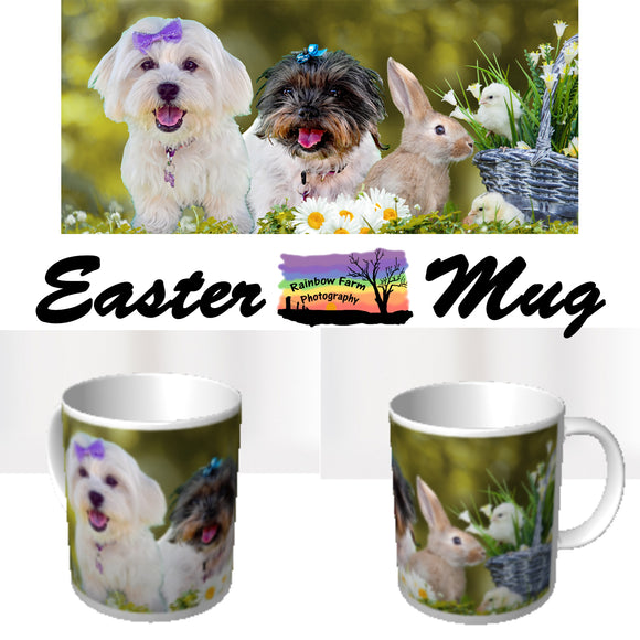 Easter Personalised Edits using your own pet photo onto a MUG