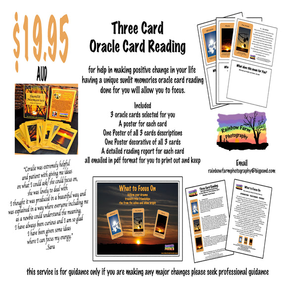 Three Card Oracle Card Reading